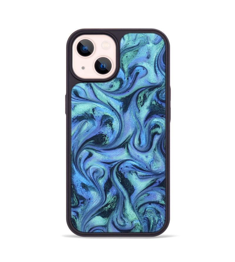 iPhone 14 ResinArt Phone Case - Jakayla (Blue, 802071)