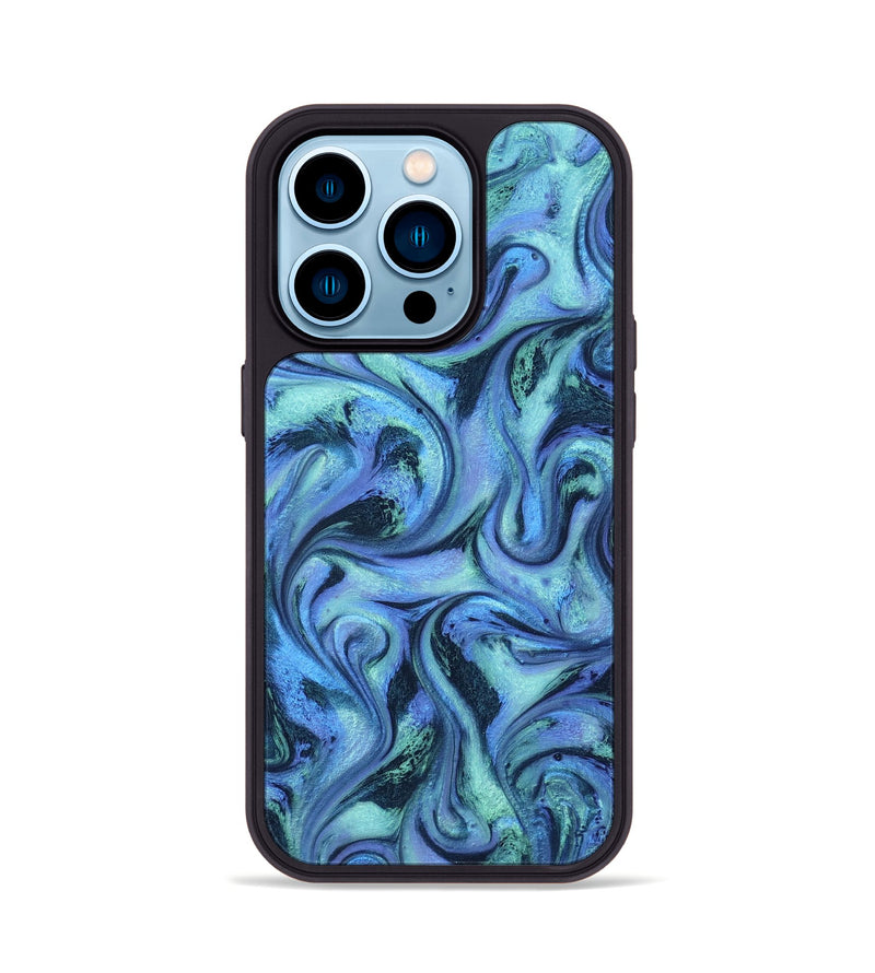 iPhone 14 Pro ResinArt Phone Case - Jakayla (Blue, 802071)