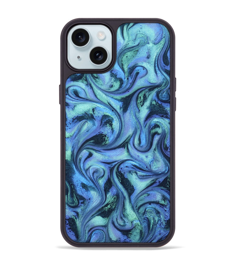 iPhone 15 Plus ResinArt Phone Case - Jakayla (Blue, 802071)