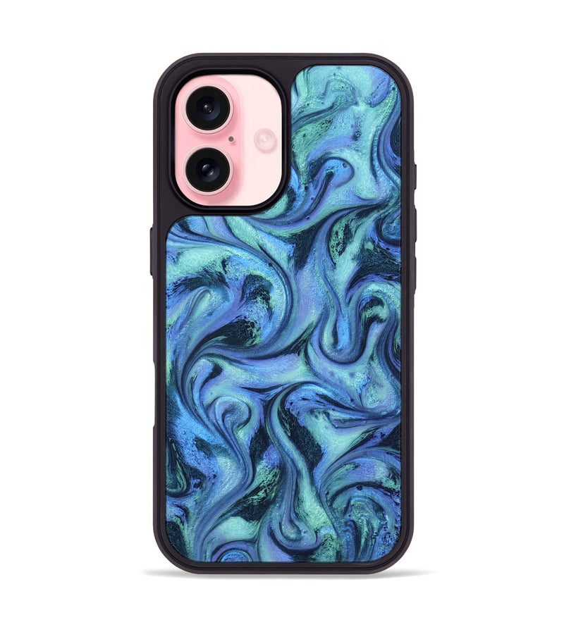 iPhone 16 ResinArt Phone Case - Jakayla (Blue, 802071)