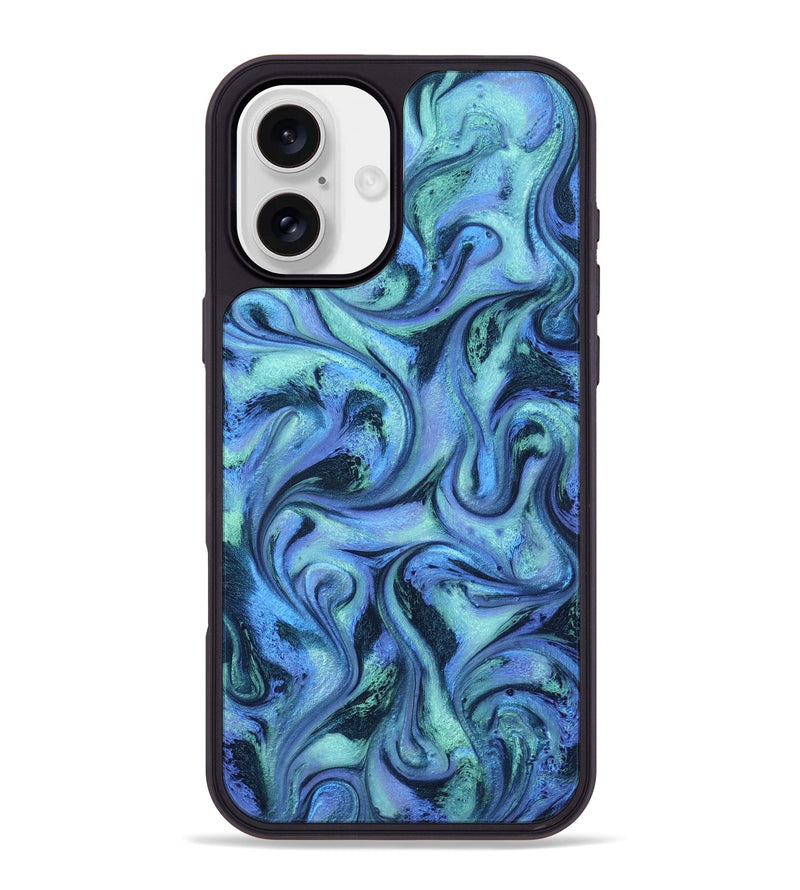 iPhone 16 Plus ResinArt Phone Case - Jakayla (Blue, 802071)