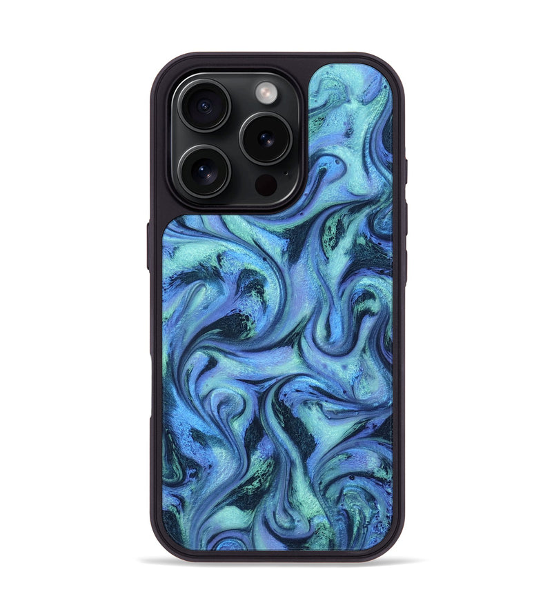 iPhone 16 Pro ResinArt Phone Case - Jakayla (Blue, 802071)
