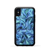 iPhone Xs ResinArt Phone Case - Jakayla (Blue, 802071)
