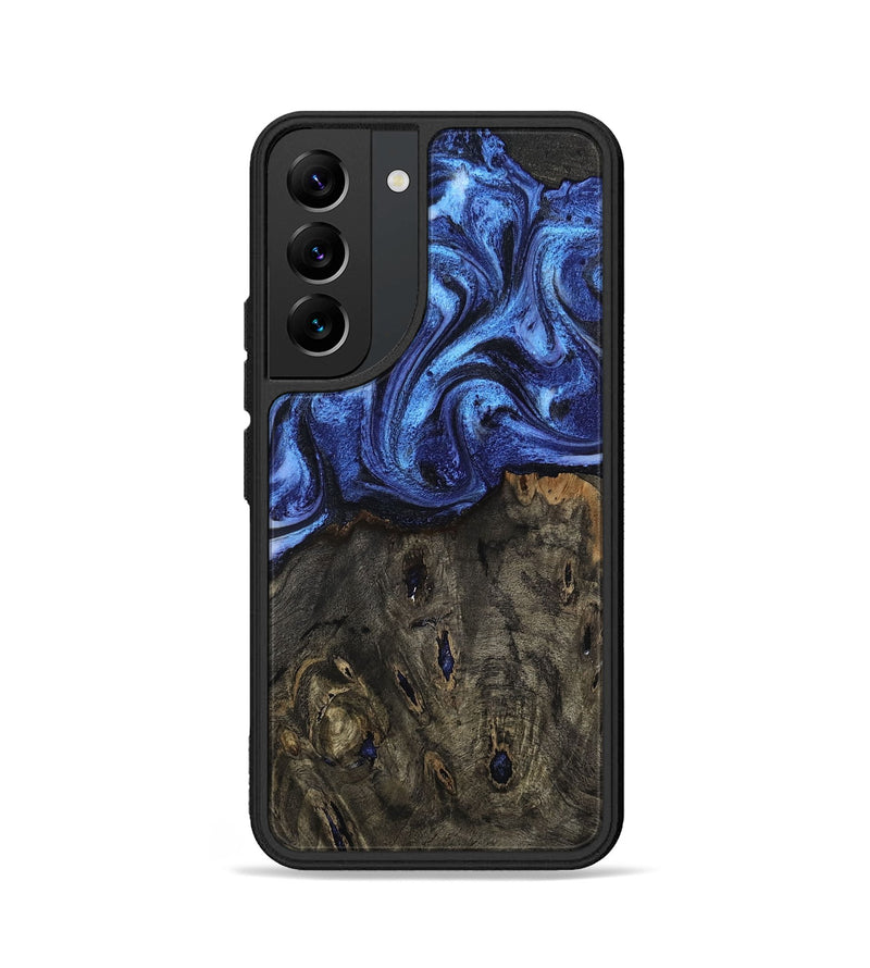 Galaxy S22 Wood Phone Case - Jess (Blue, 802072)