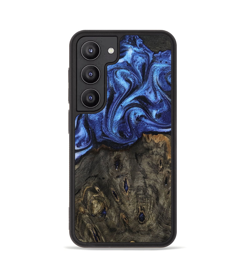 Galaxy S23 Wood Phone Case - Jess (Blue, 802072)