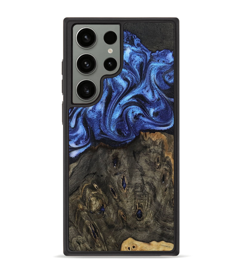 Galaxy S23 Ultra Wood Phone Case - Jess (Blue, 802072)