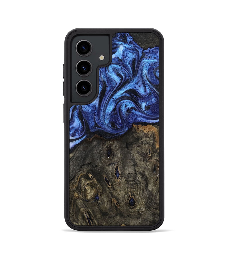 Galaxy S24 Wood Phone Case - Jess (Blue, 802072)