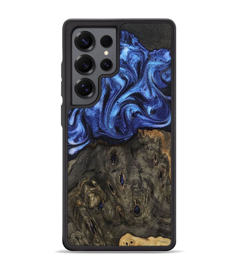 Galaxy S25 Ultra Wood Phone Case - Jess (Blue, 802072)