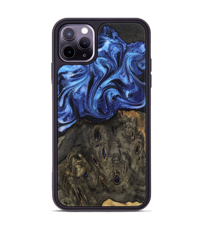 iPhone 11 Pro Max Wood Phone Case - Jess (Blue, 802072)