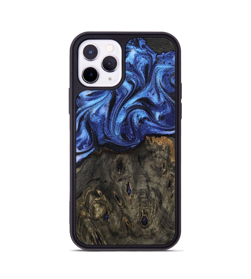 iPhone 11 Pro Wood Phone Case - Jess (Blue, 802072)