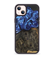 iPhone 14 Plus Wood Phone Case - Jess (Blue, 802072)