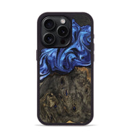 iPhone 15 Pro Wood Phone Case - Jess (Blue, 802072)