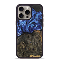 iPhone 16 Pro Max Wood Phone Case - Jess (Blue, 802072)