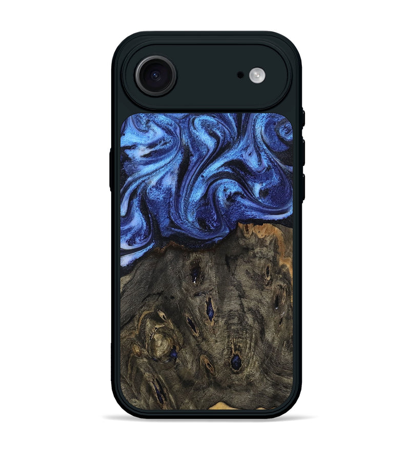 iPhone 17 Air Wood Phone Case - Jess (Blue, 802072)