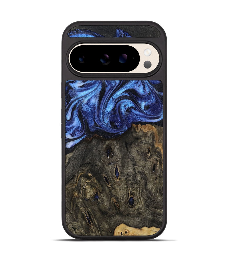 Pixel 10 Wood Phone Case - Jess (Blue, 802072)