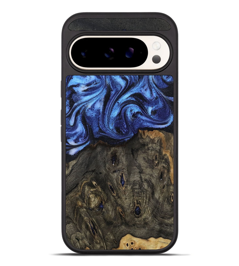 Pixel 10 Pro XL Wood Phone Case - Jess (Blue, 802072)