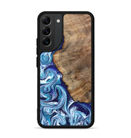 Galaxy S22 Plus Wood Phone Case - James (Blue, 802073)