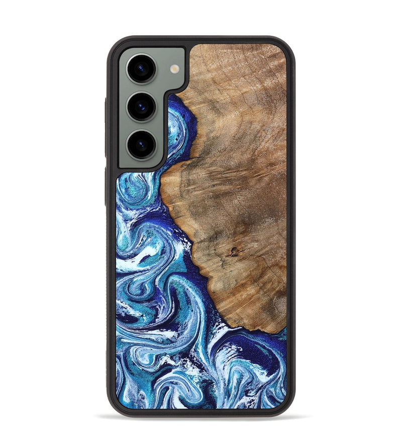 Galaxy S23 Plus Wood Phone Case - James (Blue, 802073)