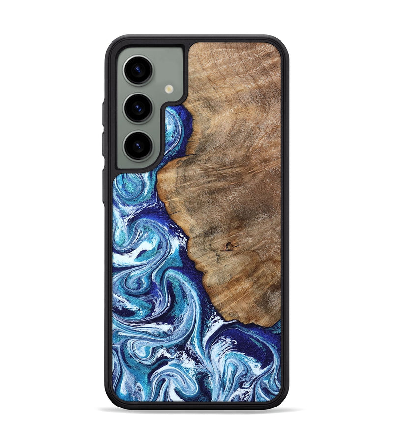 Galaxy S24 Plus Wood Phone Case - James (Blue, 802073)