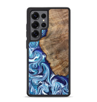 Galaxy S25 Ultra Wood Phone Case - James (Blue, 802073)