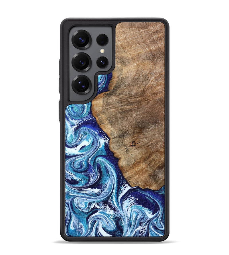 Galaxy S25 Ultra Wood Phone Case - James (Blue, 802073)