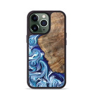 iPhone 13 Pro Wood Phone Case - James (Blue, 802073)