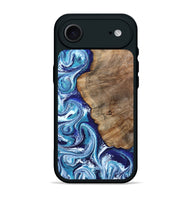 iPhone 17 Air Wood Phone Case - James (Blue, 802073)