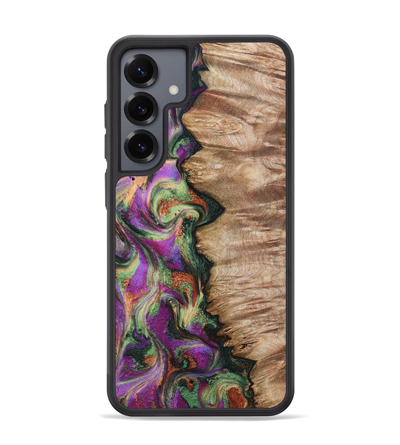 Galaxy S25 Plus Wood Phone Case - Ally (Green, 802075)