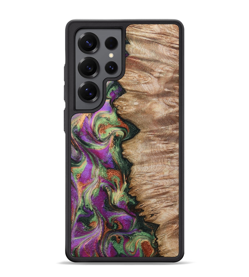 Galaxy S25 Ultra Wood Phone Case - Ally (Green, 802075)