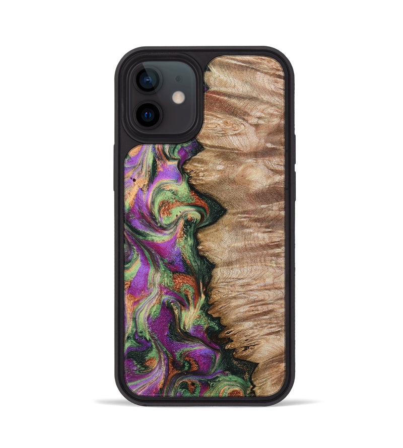 iPhone 12 Wood Phone Case - Ally (Green, 802075)