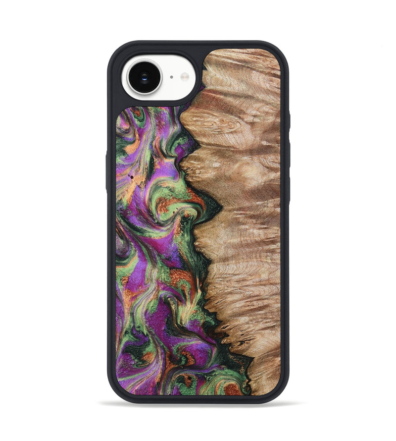 iPhone 16e Wood Phone Case - Ally (Green, 802075)