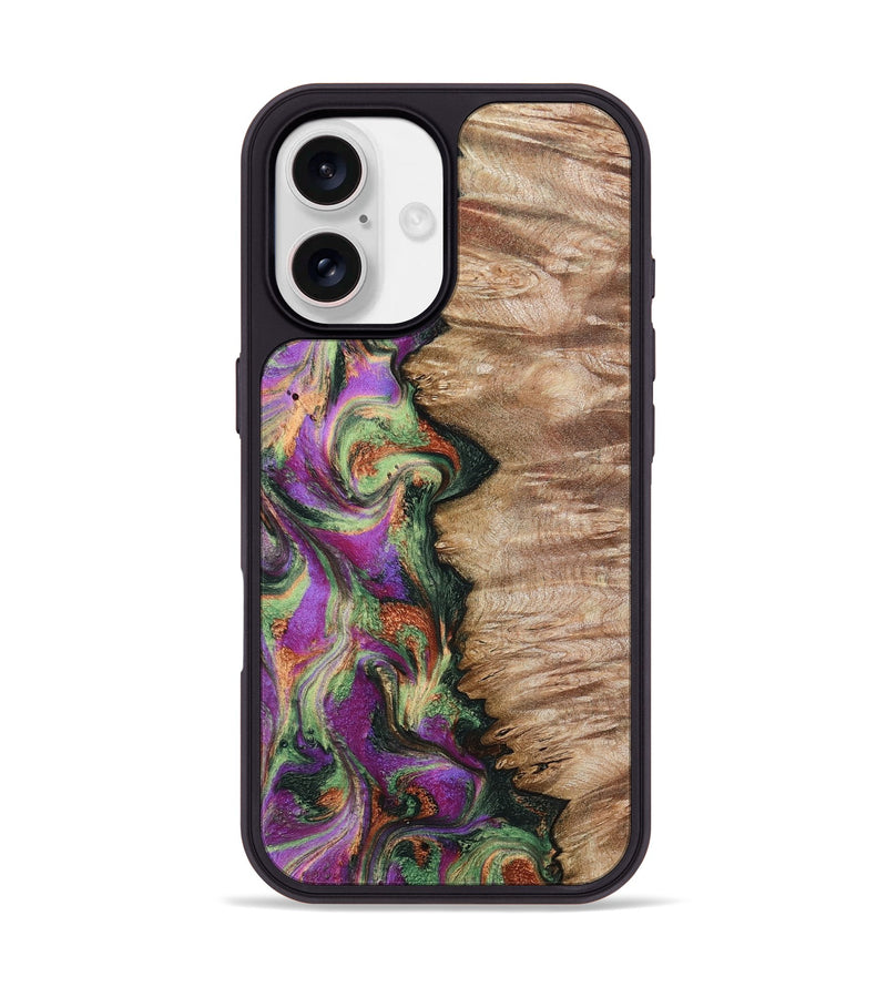 iPhone 17 Wood Phone Case - Ally (Green, 802075)