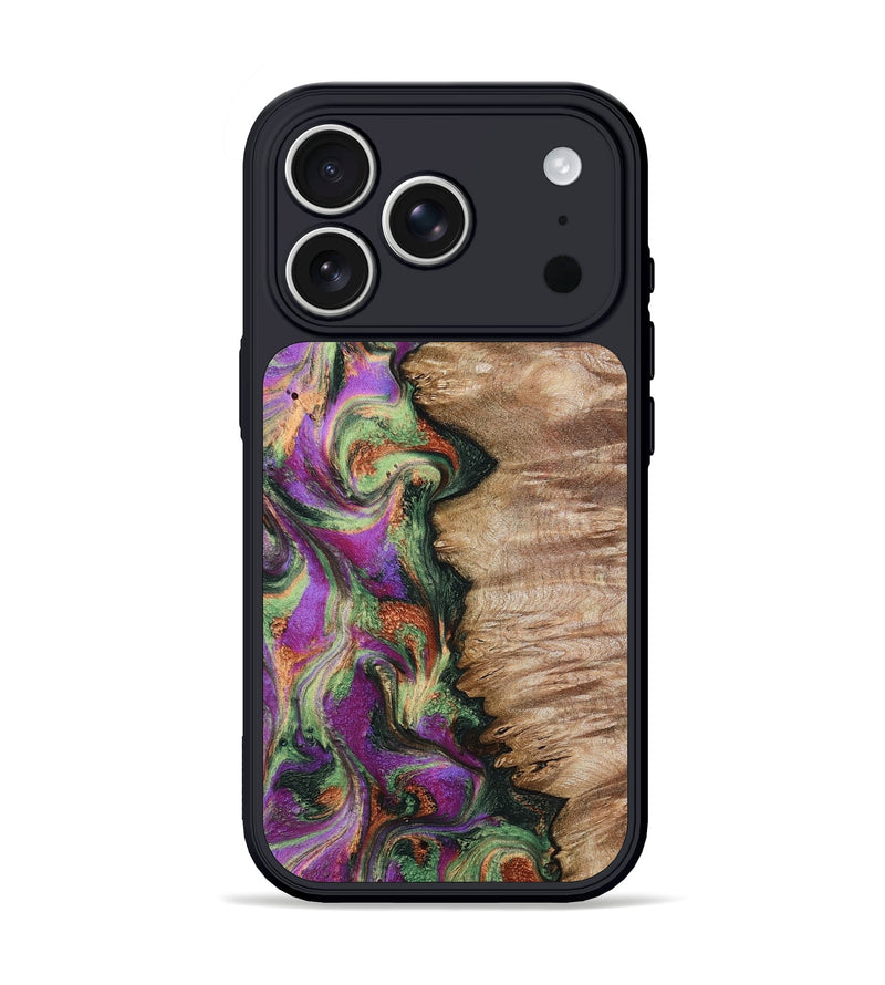 iPhone 17 Pro Wood Phone Case - Ally (Green, 802075)