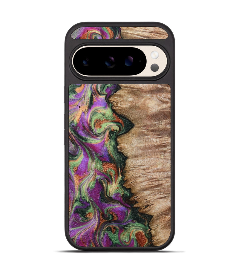 Pixel 10 Wood Phone Case - Ally (Green, 802075)