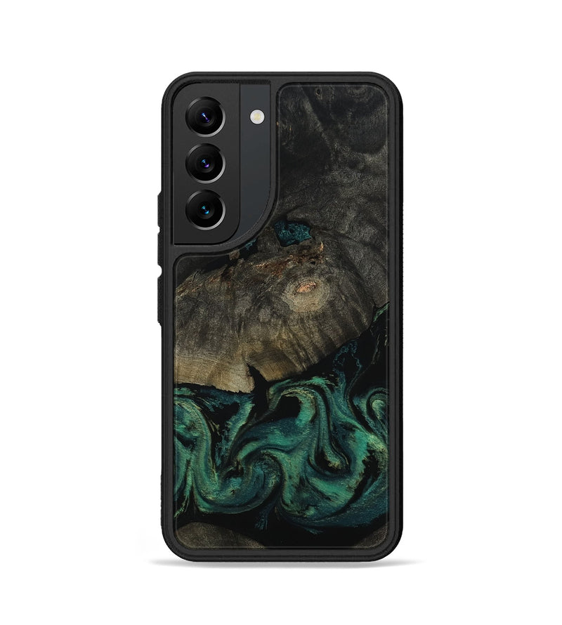 Galaxy S22 Wood Phone Case - Delaney (Green, 802076)