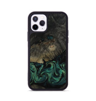 iPhone 11 Pro Wood Phone Case - Delaney (Green, 802076)