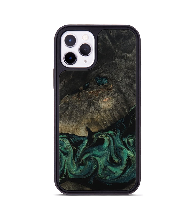 iPhone 11 Pro Wood Phone Case - Delaney (Green, 802076)