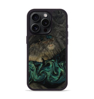 iPhone 15 Pro Wood Phone Case - Delaney (Green, 802076)