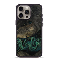 iPhone 16 Pro Max Wood Phone Case - Delaney (Green, 802076)