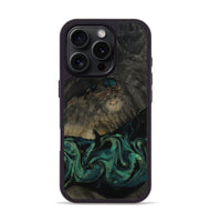 iPhone 16 Pro Wood Phone Case - Delaney (Green, 802076)