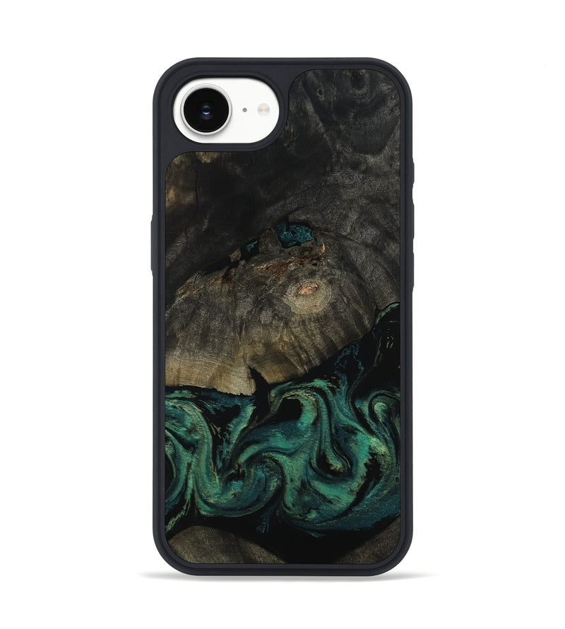 iPhone 16e Wood Phone Case - Delaney (Green, 802076)