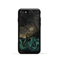 iPhone SE Wood Phone Case - Delaney (Green, 802076)