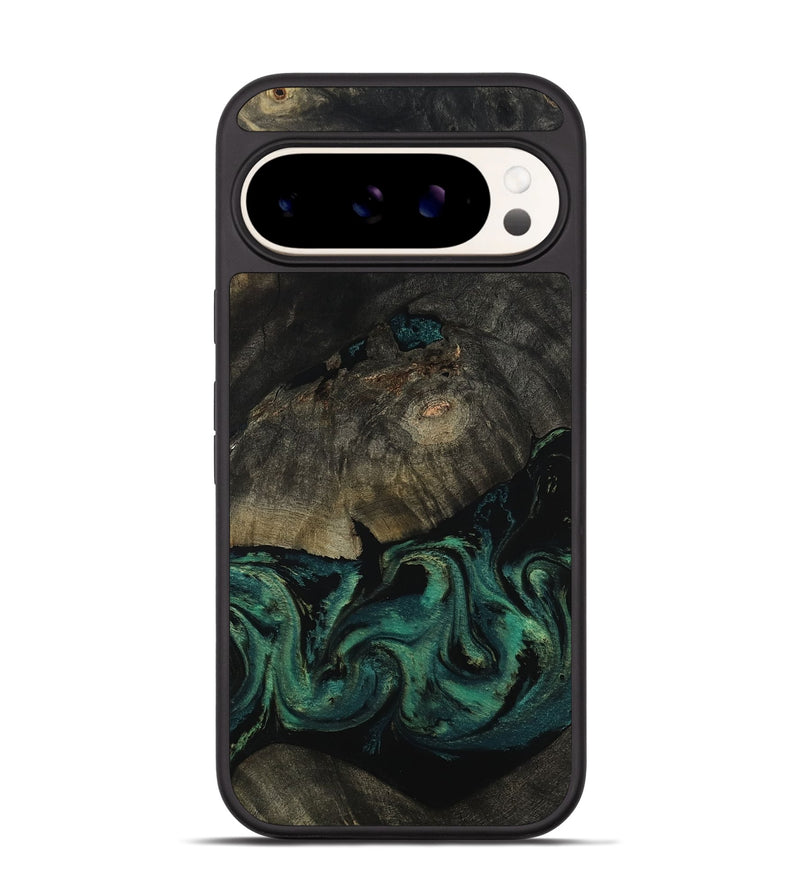 Pixel 9 Wood Phone Case - Delaney (Green, 802076)