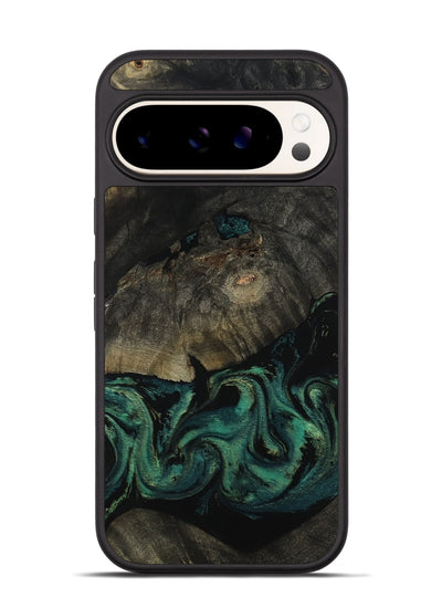 Pixel 9 Pro Wood Phone Case - Delaney (Green, 802076)