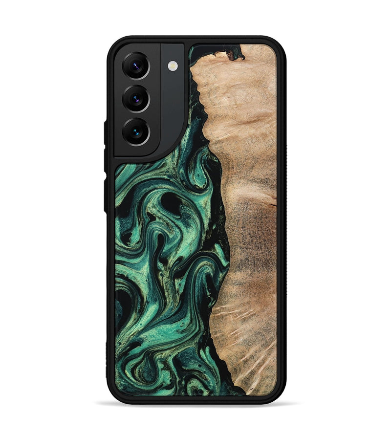 Galaxy S22 Plus Wood Phone Case - Ingrid (Green, 802077)