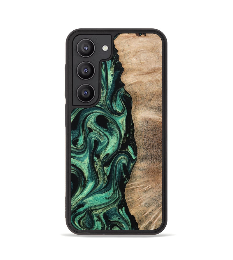 Galaxy S23 Wood Phone Case - Ingrid (Green, 802077)