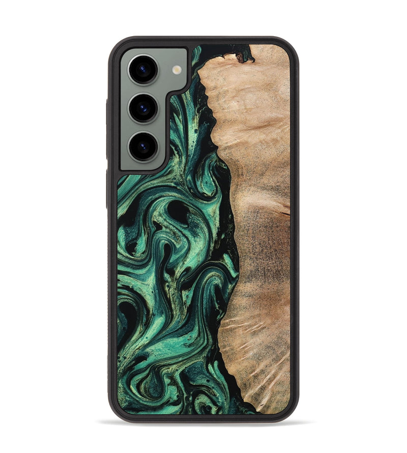 Galaxy S23 Plus Wood Phone Case - Ingrid (Green, 802077)