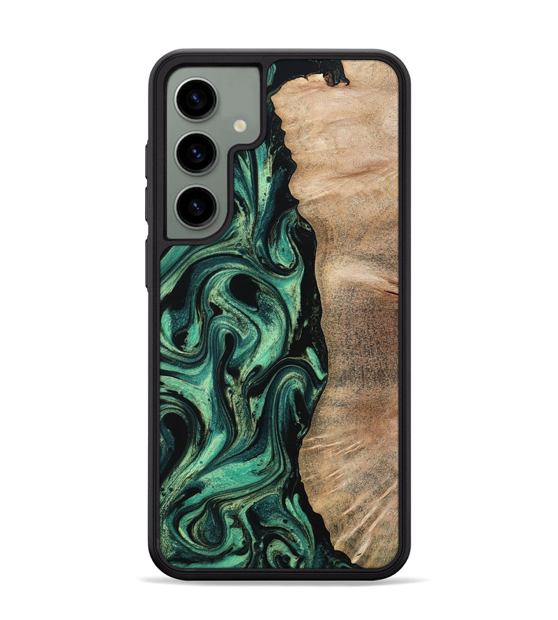 Galaxy S24 Plus Wood Phone Case - Ingrid (Green, 802077)
