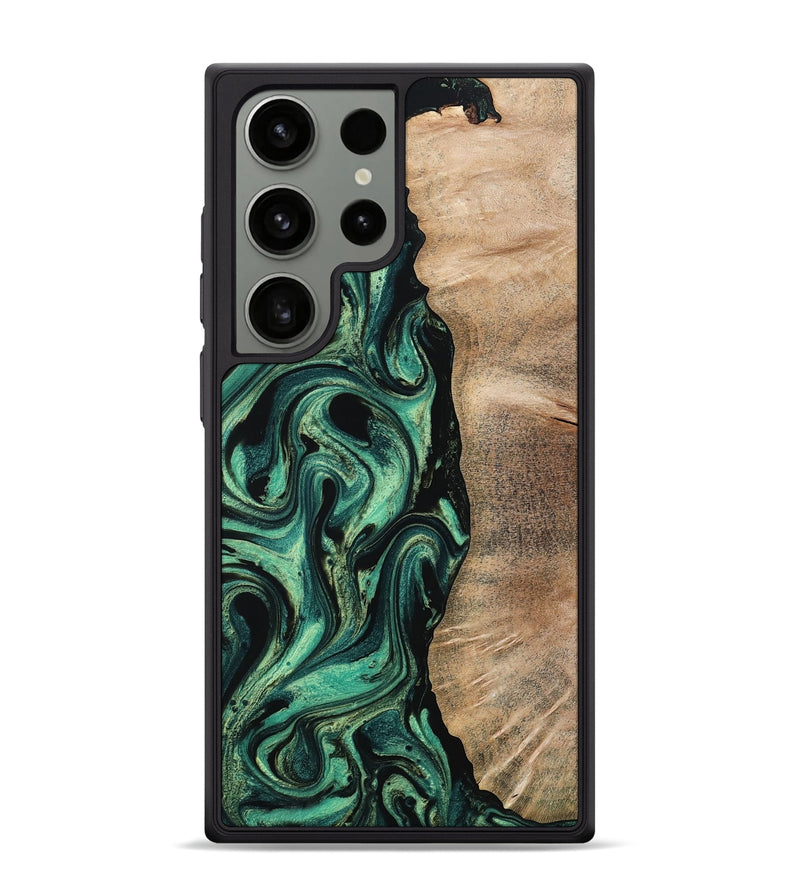Galaxy S24 Ultra Wood Phone Case - Ingrid (Green, 802077)