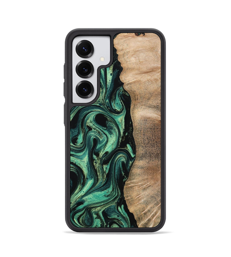 Galaxy S25 Wood Phone Case - Ingrid (Green, 802077)